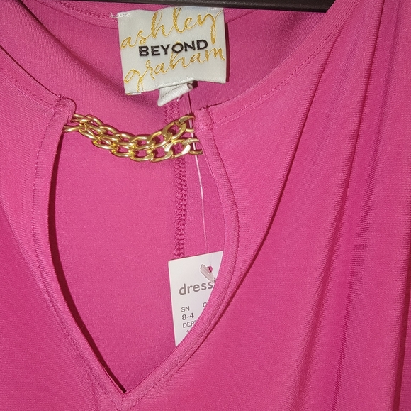 NWT Ashley Graham Beyond Pink Stylish Dress Size 1X - Picture 7 of 11